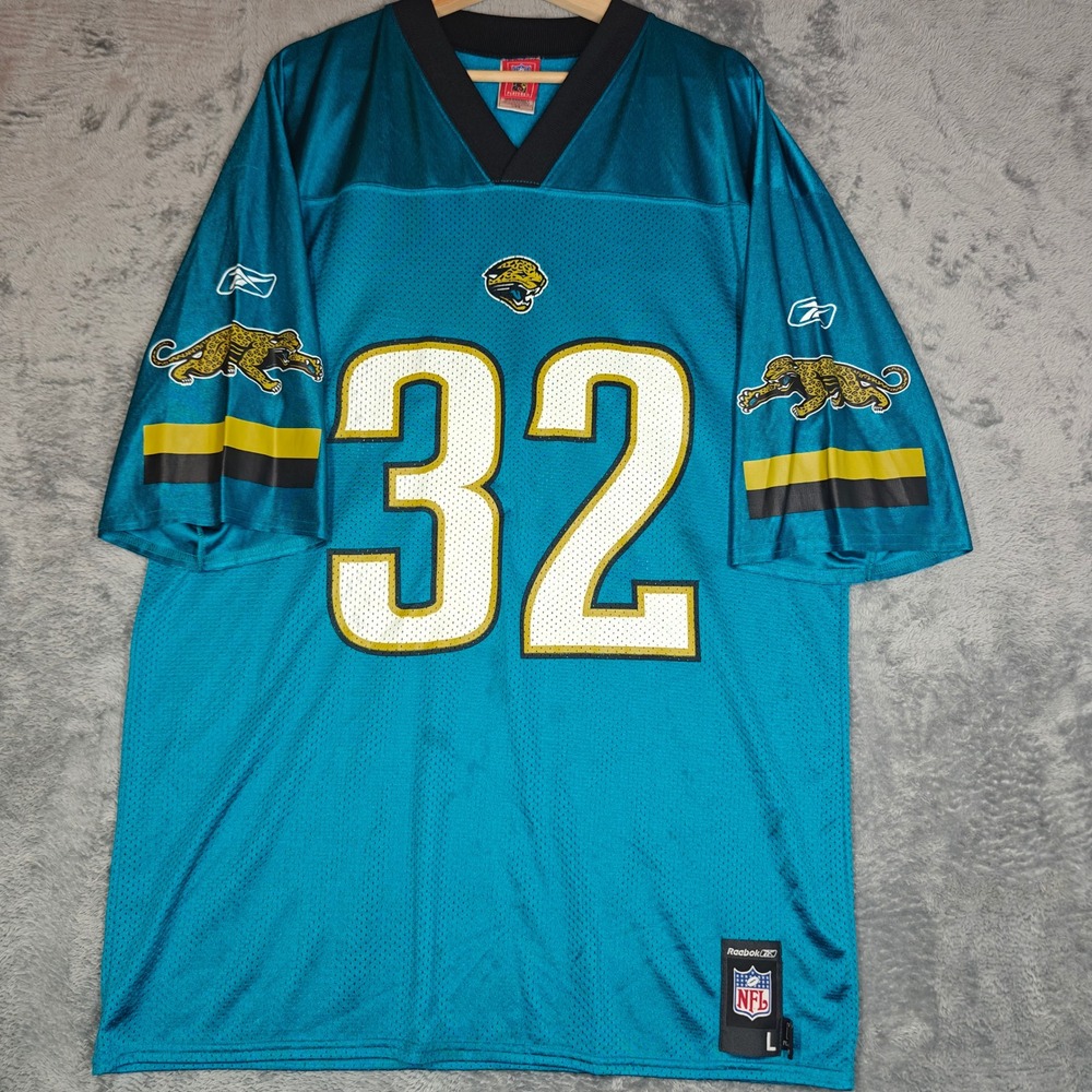 Reebok Jacksonville Jaguars Jersey Men Lg MJD Jones Drew 32 Prowler Throwback